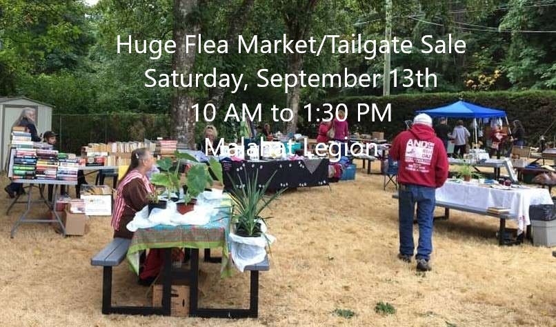 Huge Shawnigan Lake Flea Market & Tailgate Sale