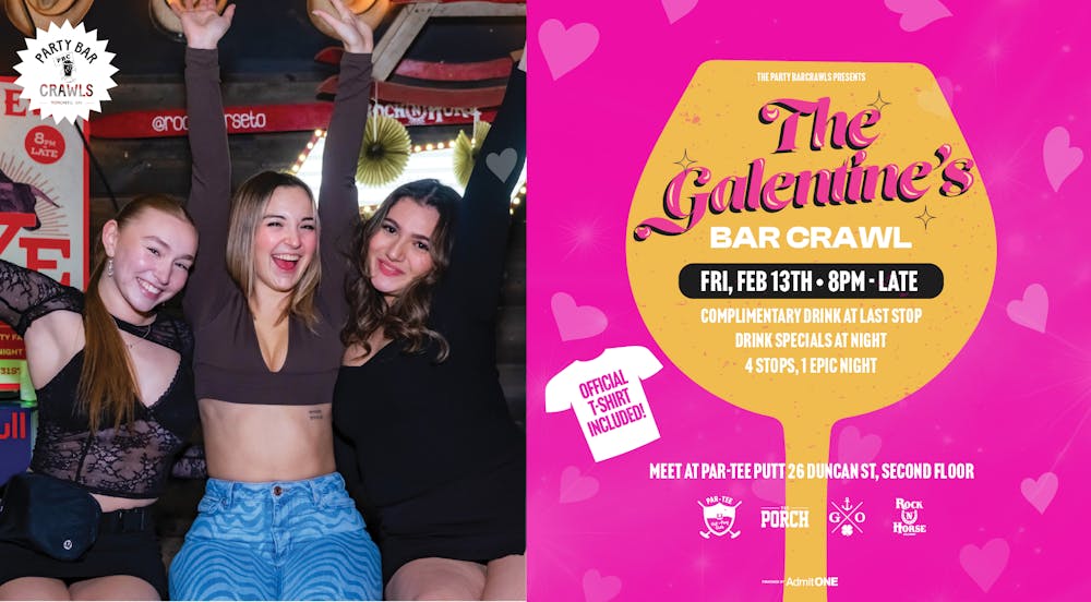 The Galentines Day Bar Crawl
