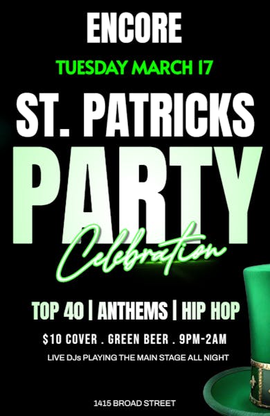 St Patricks Day Party with LIVE DJs
