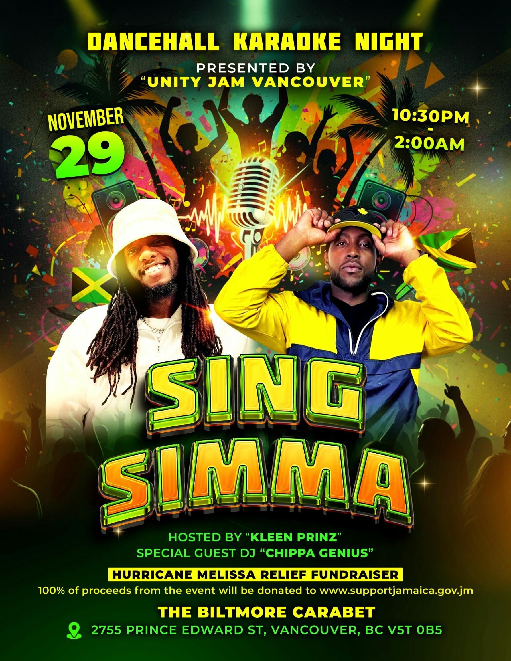 Sing Simma: Dancehall Karaoke Night
