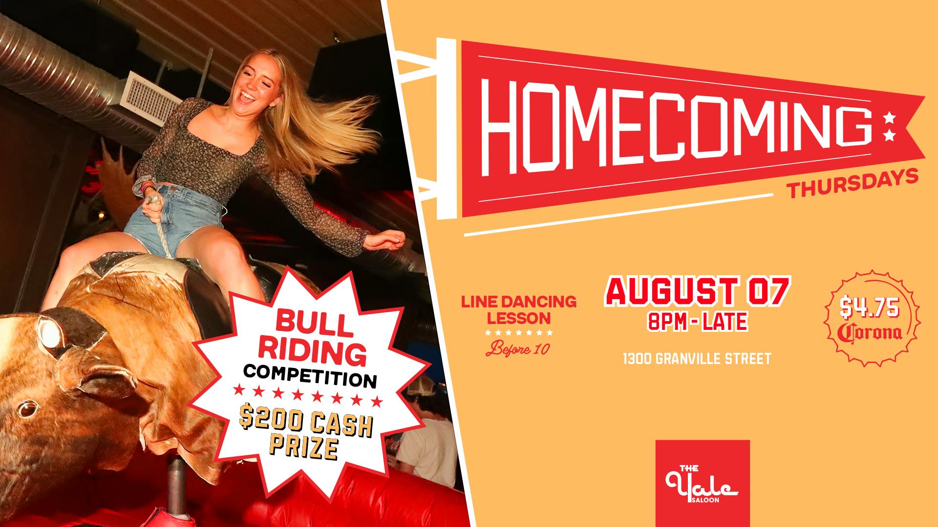 The Yale Saloon Presents: Homecoming Thursdays