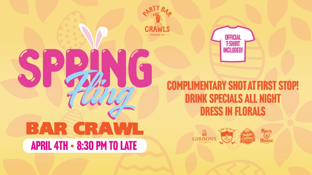 Spring Fling Bar Crawl 🌸🌺