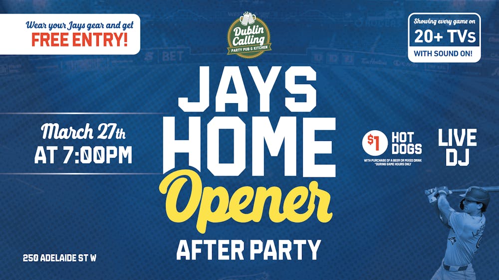 Blue Jays Home Opener Party