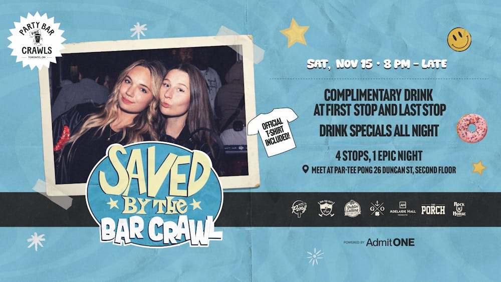 Saved By The Bar Crawl