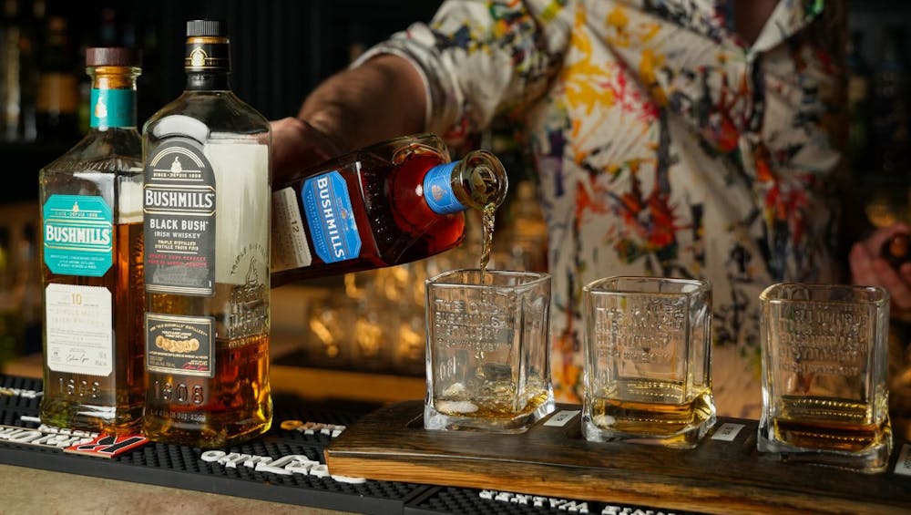 Bushmills Whiskey tasting at the Cordova Room