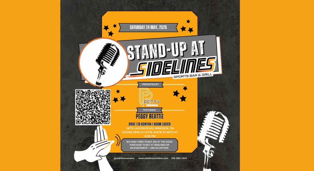 STANDUP COMEDY AT SIDELINES SPORTS BAR & GRILL