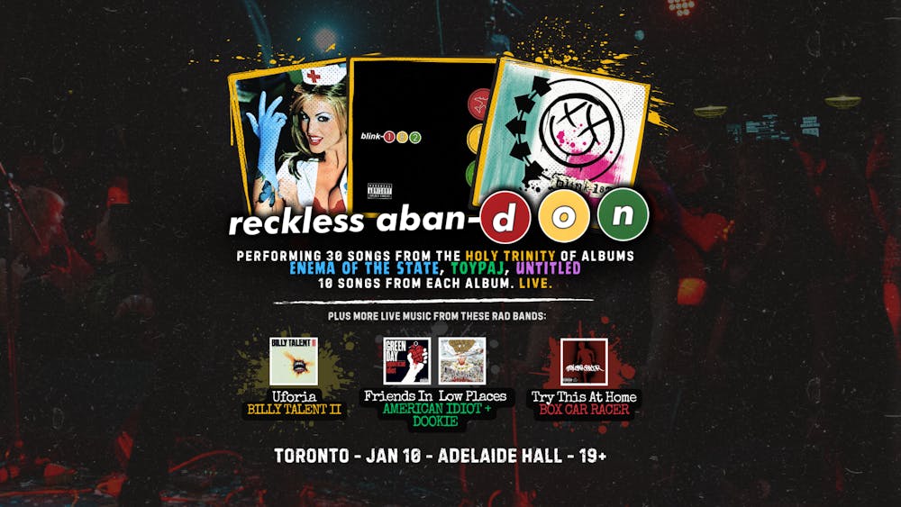 Reckless Abandon presents: Blink 182 The Holy Trinity