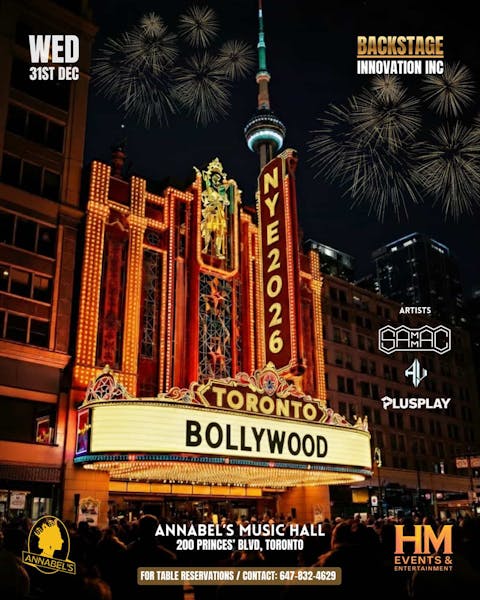 *VENUE RELOCATED* BOLLYWOOD NYE’26 TORONTO ft DJ SAMMAC