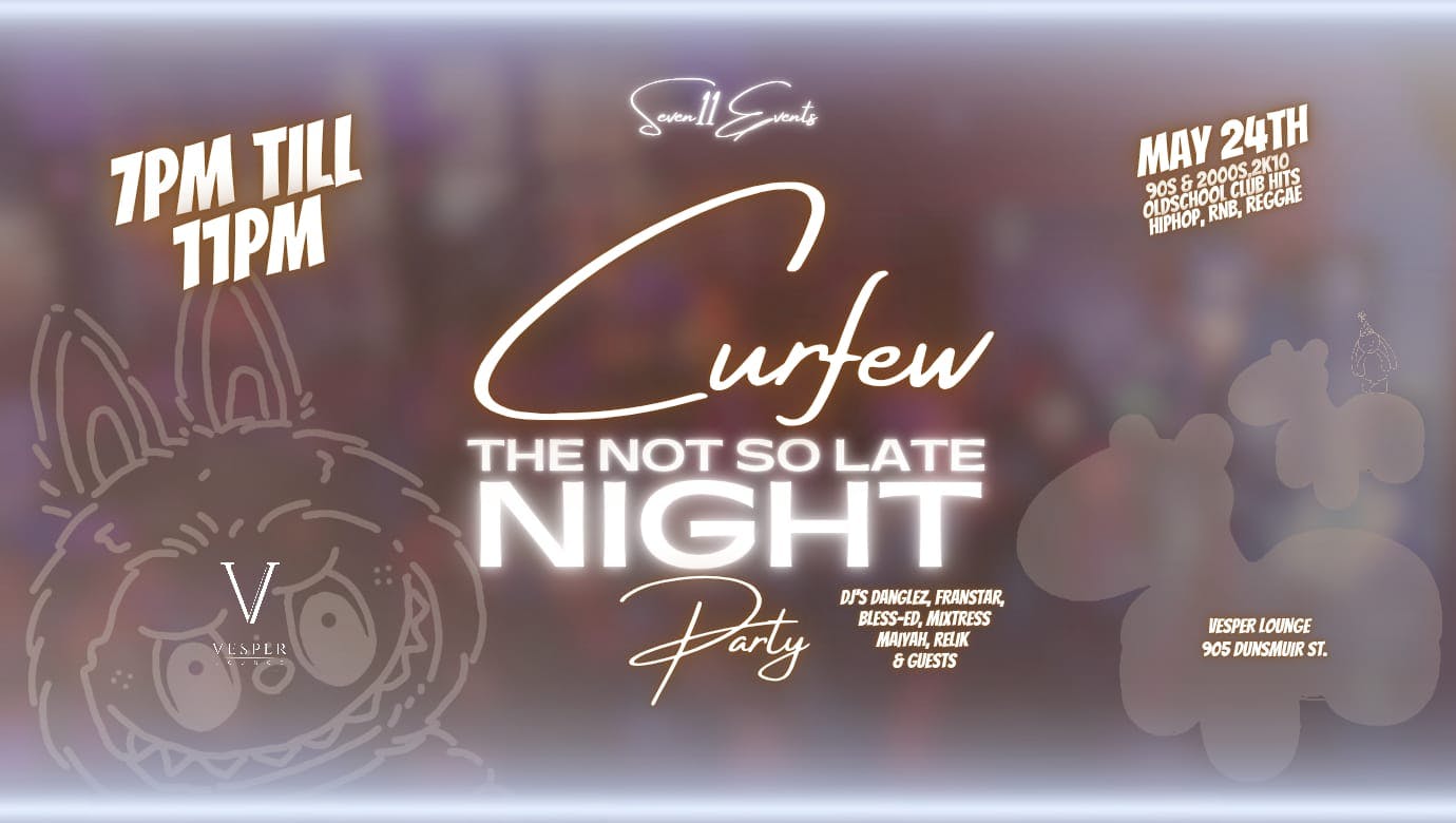 Curfew @ Vesper Lounge - May 2025