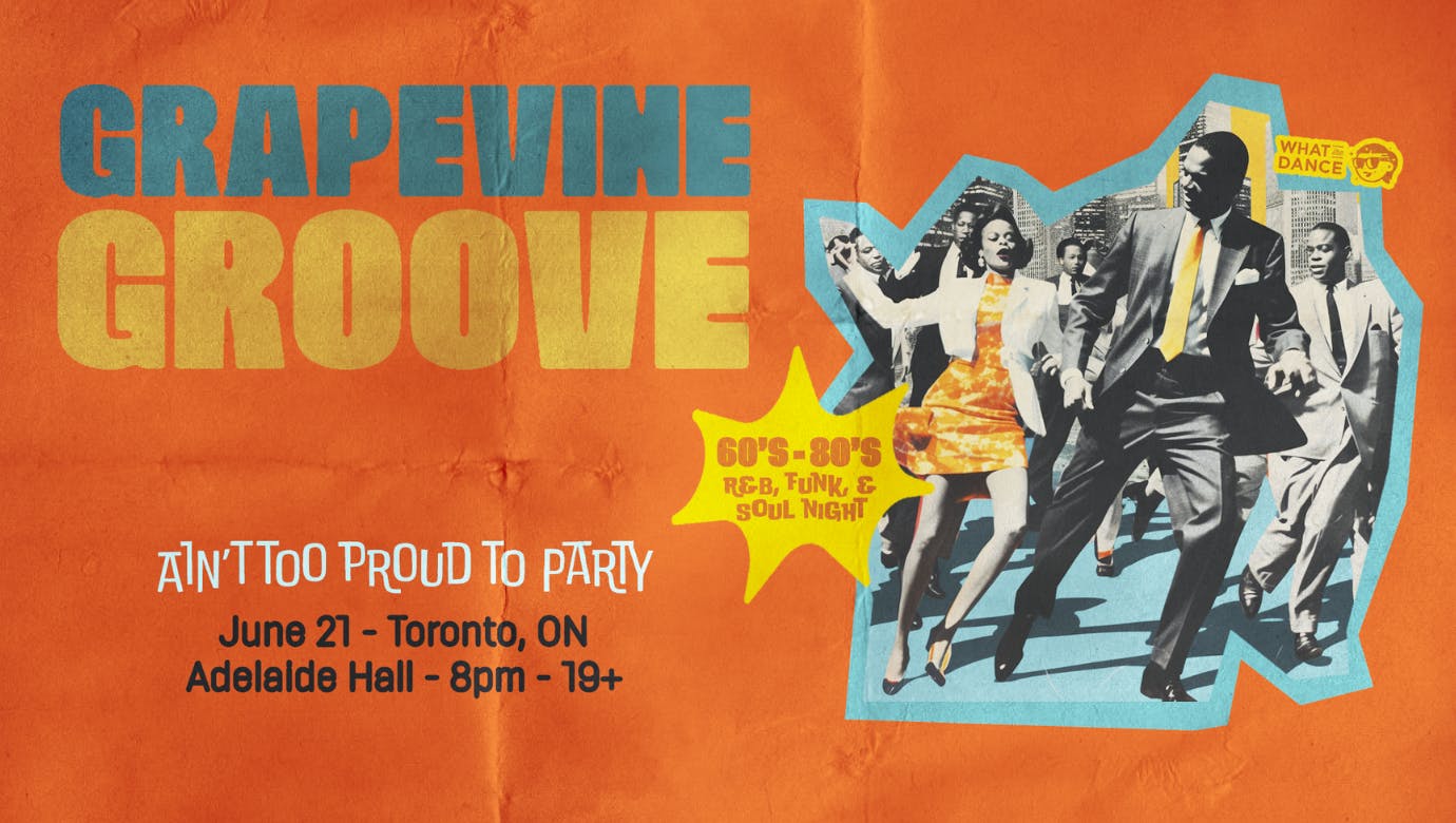 GRAPEVINE GROOVE: A MOTOWN-INSPIRED NIGHT OF 60s, 70s, & 80s R&B, FUNK, AND SOUL