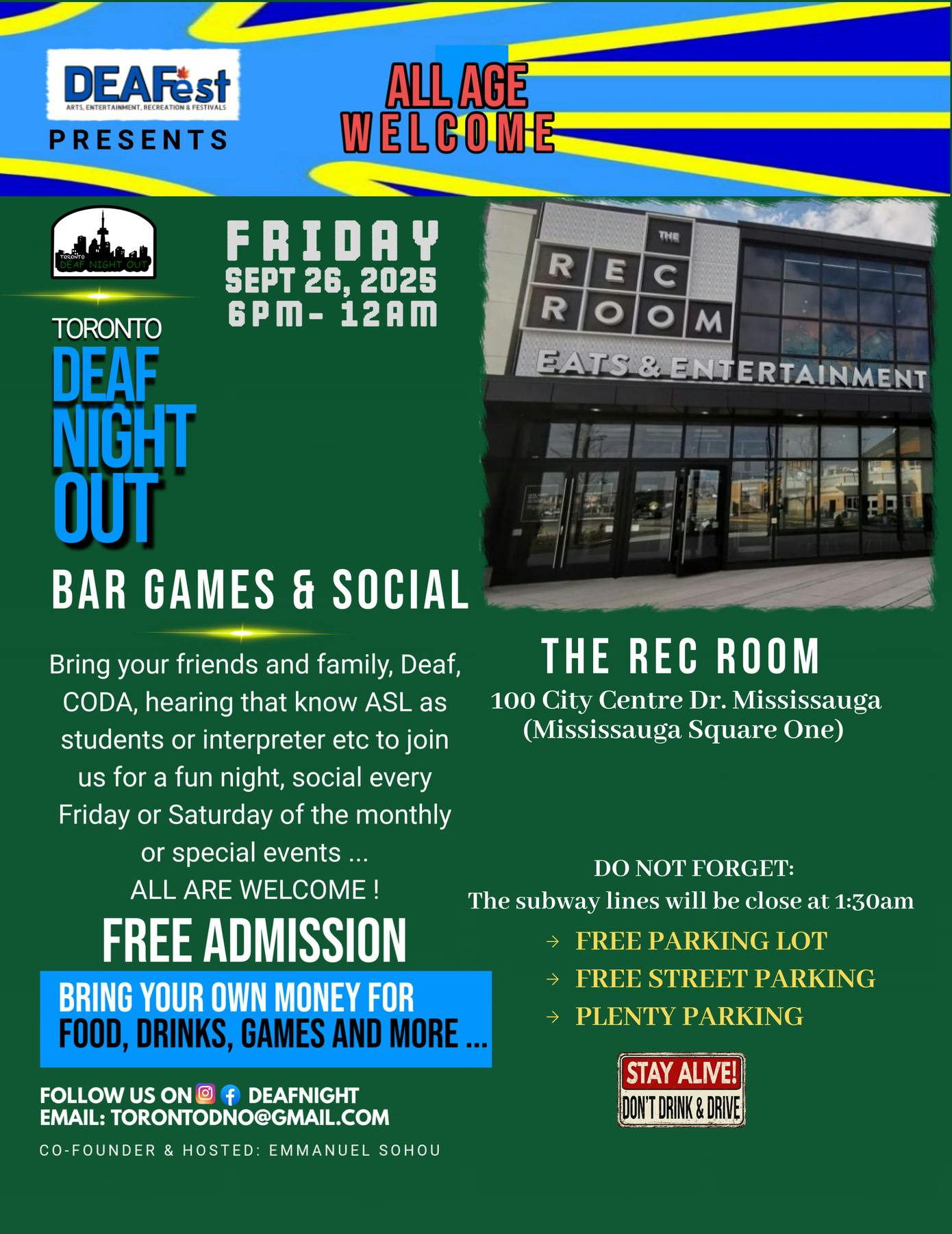 Deaf Night Out - BAR, SOCIAL & GAMES