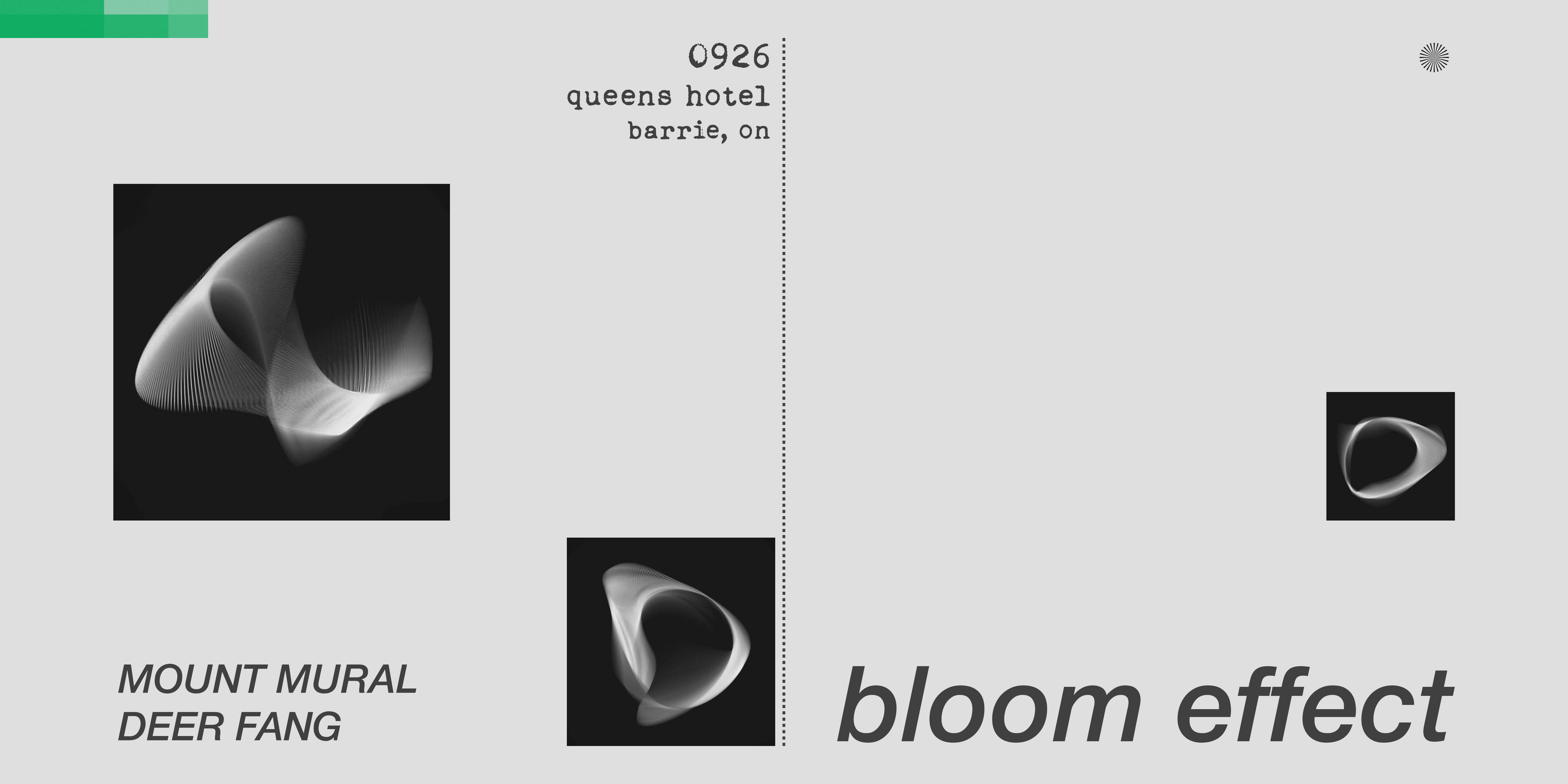 bloom effect w/ Mount Mural and Deer Fang