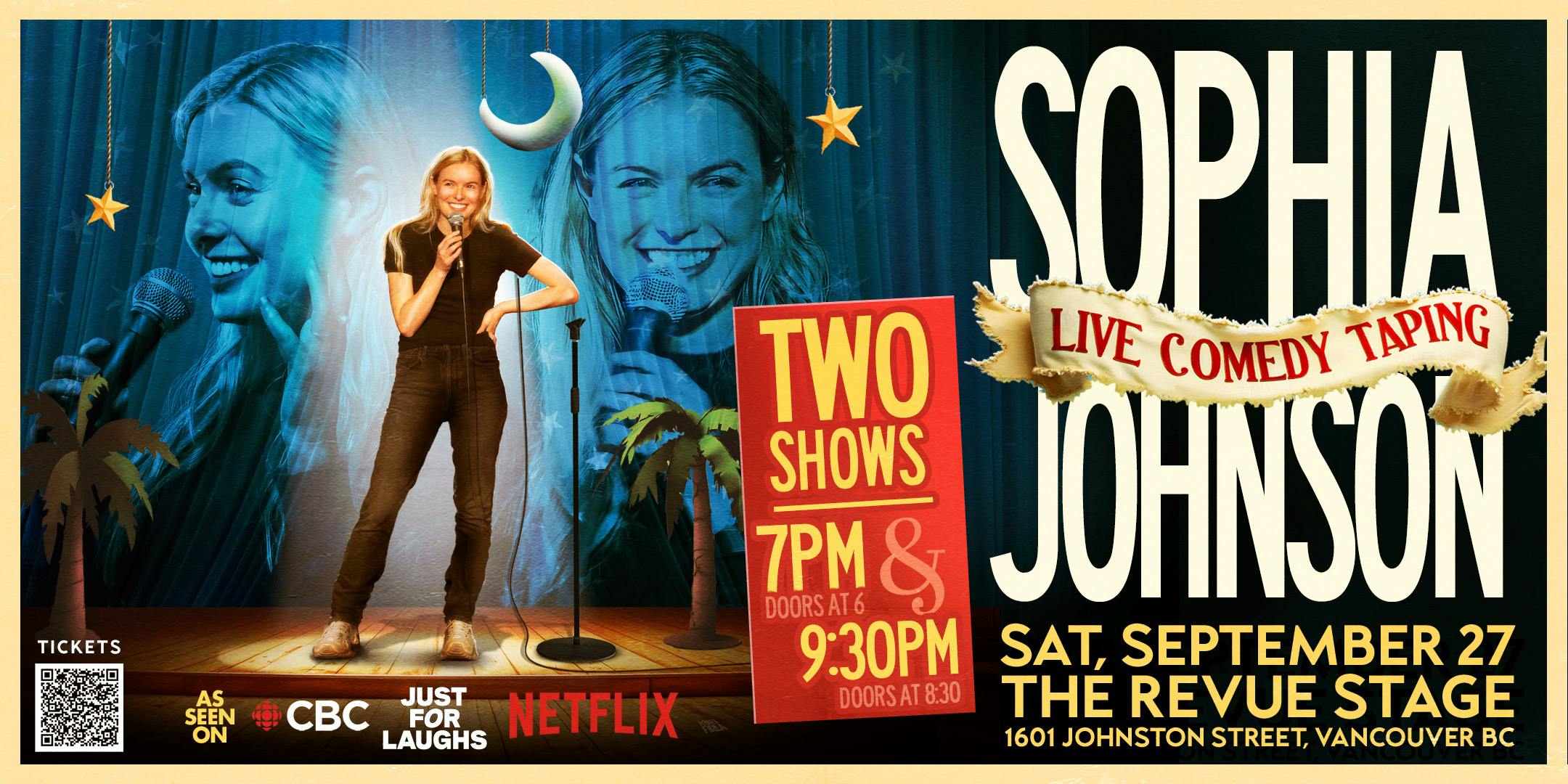 Sophia Johnson's Live Comedy Special Taping (TWO SHOWS!)