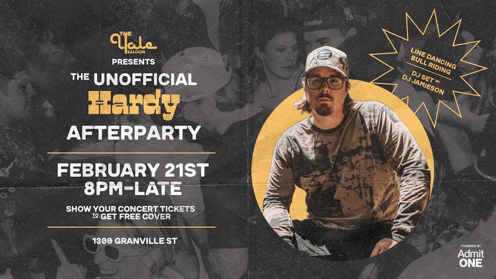 The Yale Saloon Presents: The Unofficial Hardy Afterparty