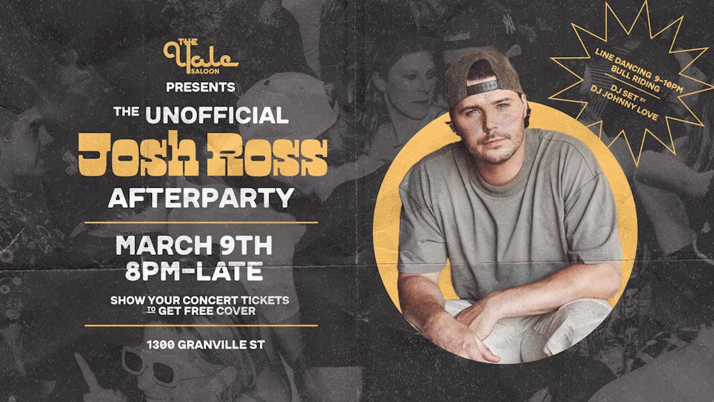 The Yale Saloon Presents: The Unofficial Josh Ross Afterparty