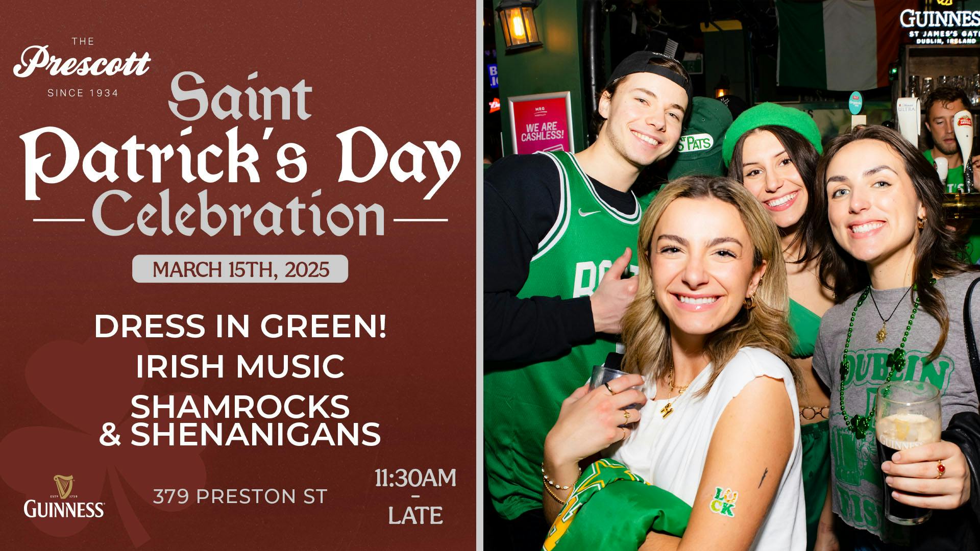 St Patrick's Day Weekend Party