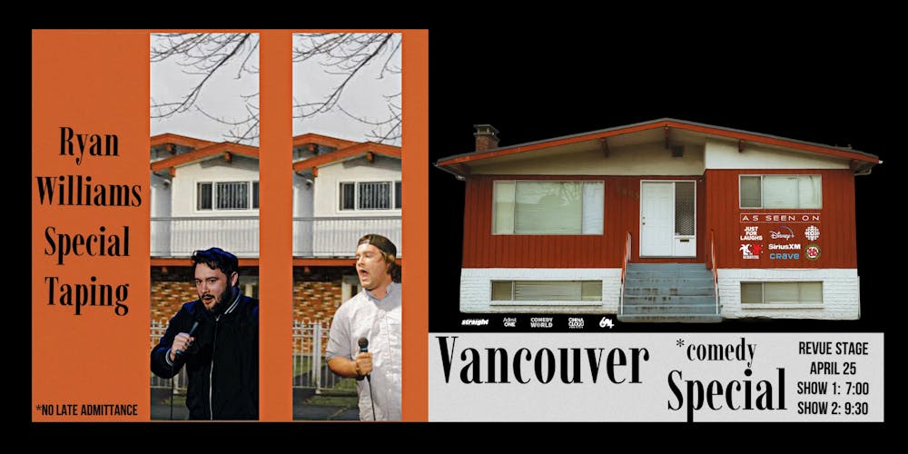 Ryan Williams Live Comedy Special Taping! (TWO SHOWS)