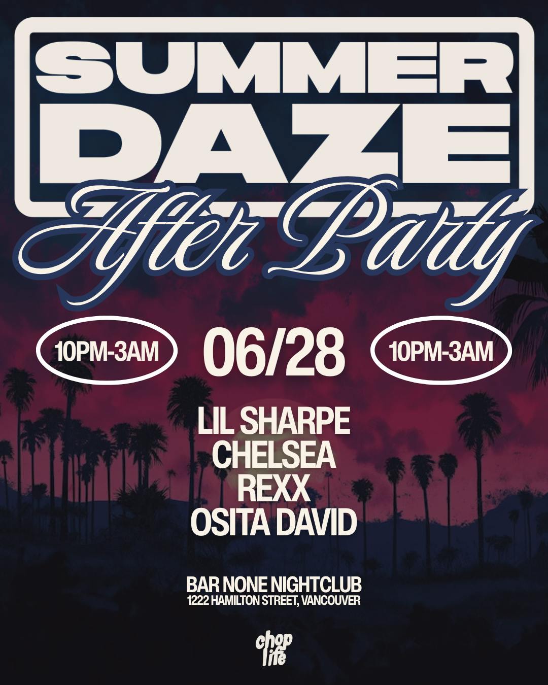 SUMMERDAZE AFTER PARTY