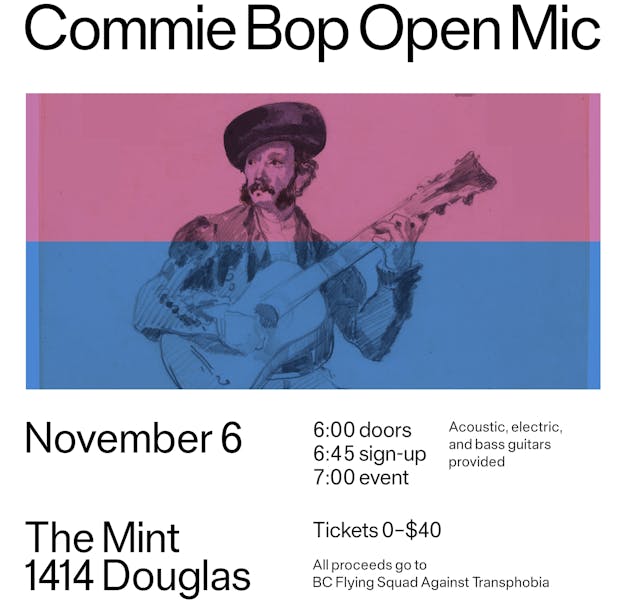 Commie Bop Open Mic
