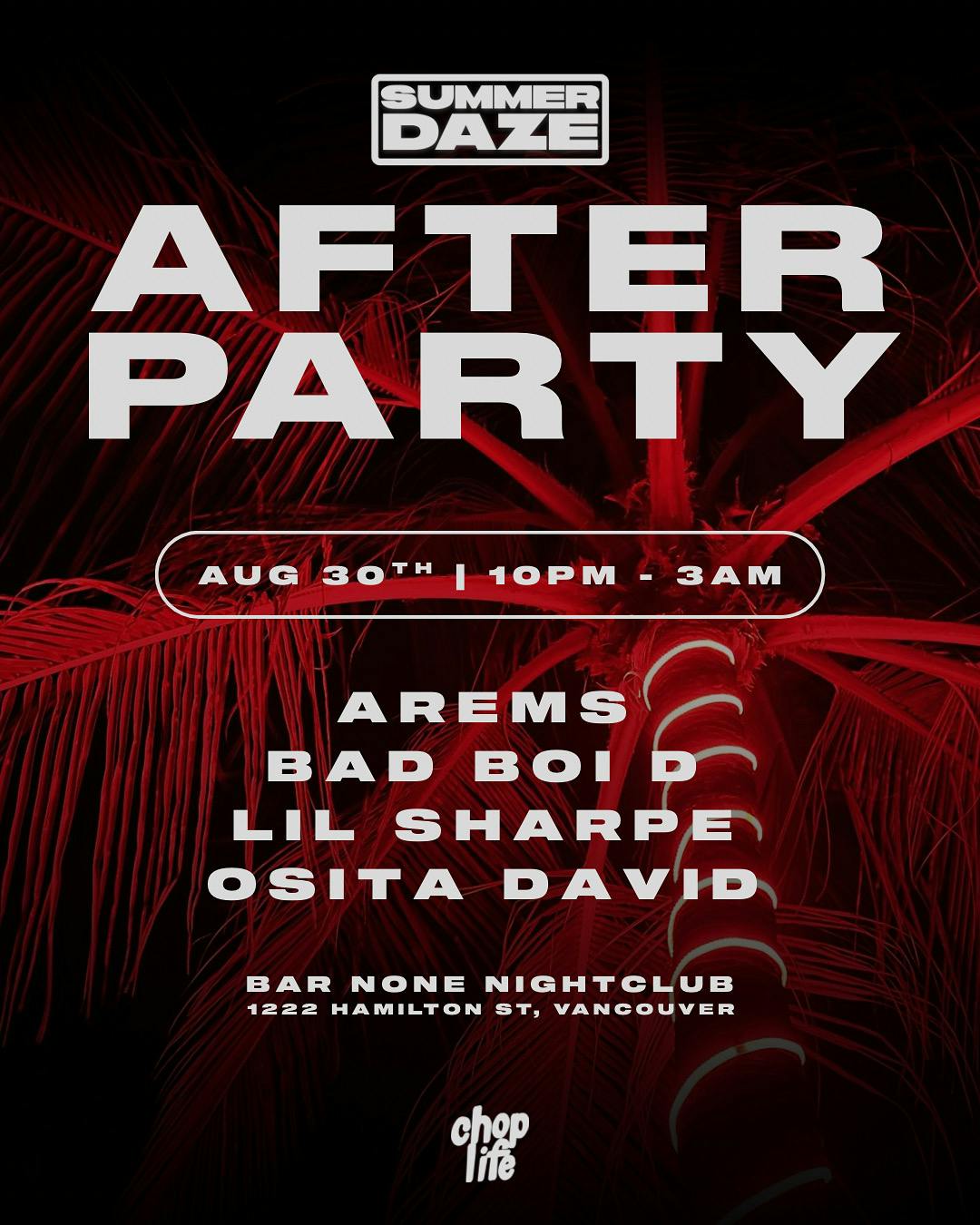 SUMMERDAZE AFTER PARTY