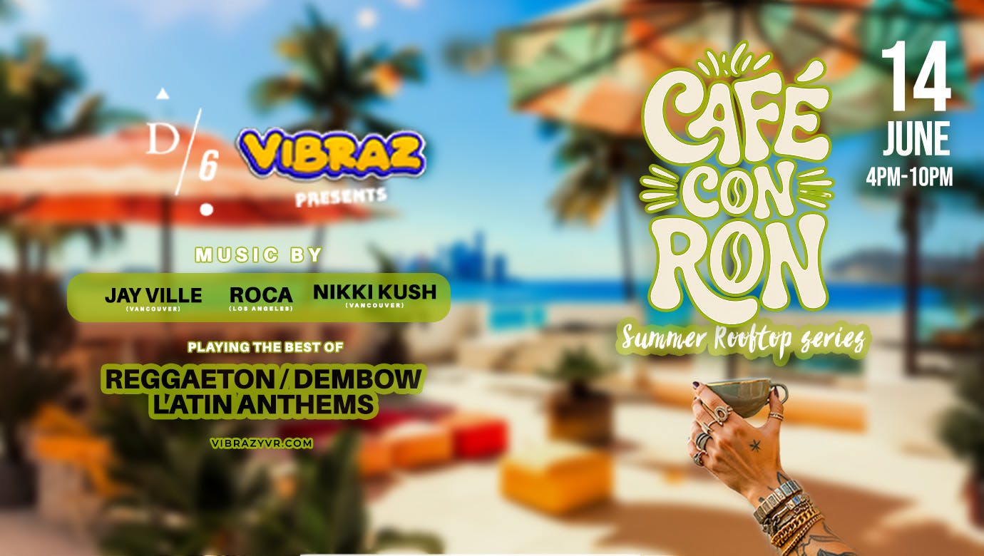 CAFÉ CON RON: SUMMER ROOFTOP SERIES