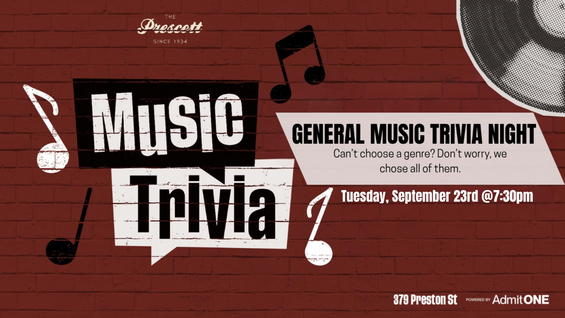 Music Trivia: General Music Trivia