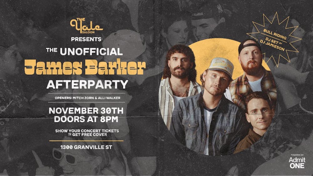 The Yale Saloon Presents: James Barker Band Unofficial Afterparty