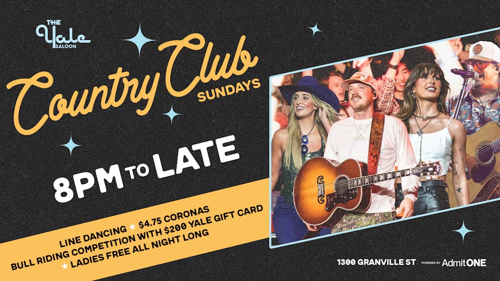 The Yale Saloon Presents: Country Club Sundays