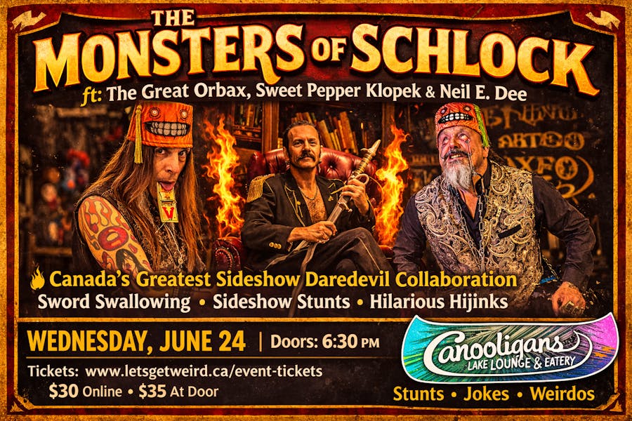 The Monsters of Schlock Live at Canooligans