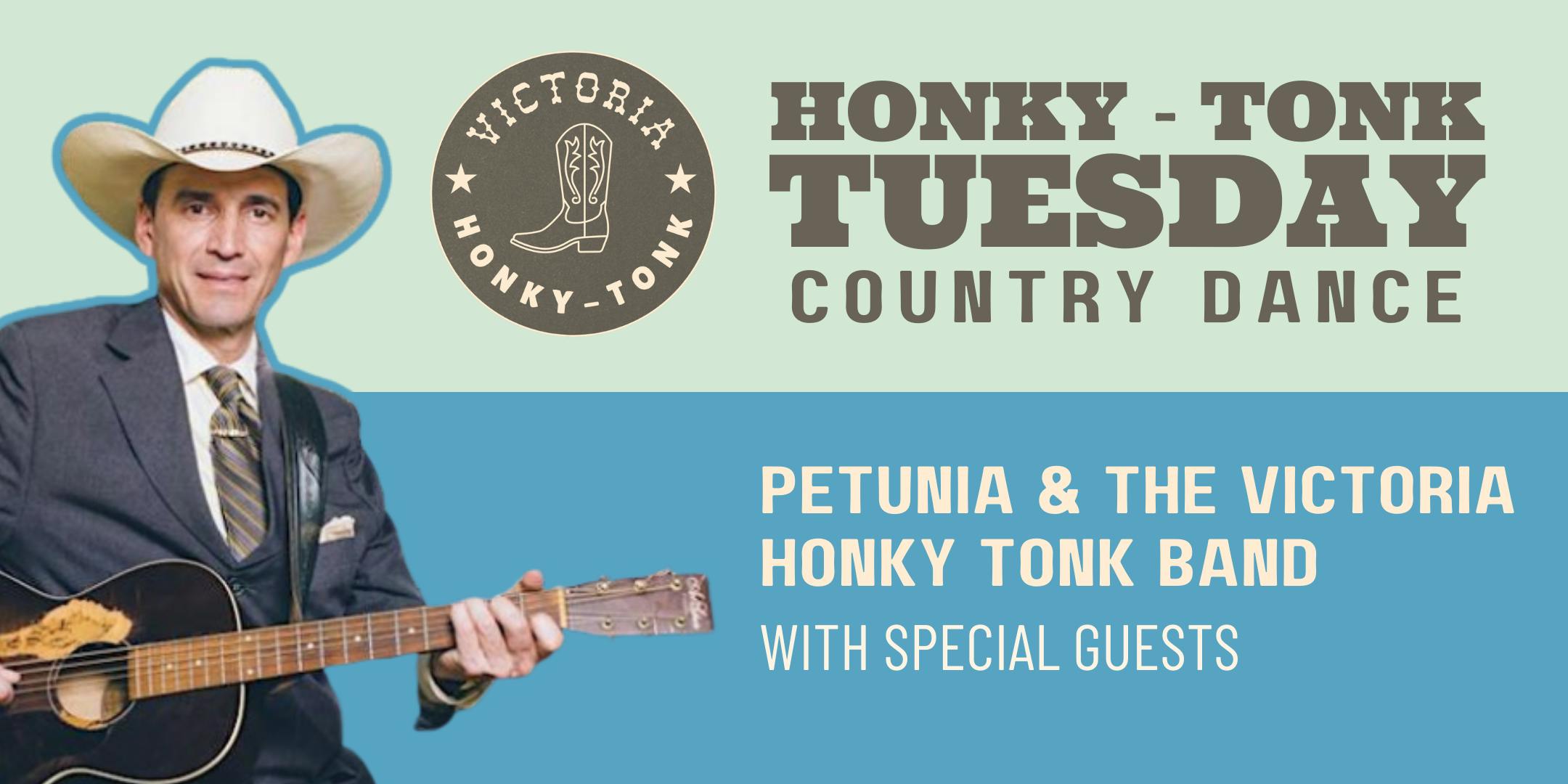 Honky Tonk Tuesday in Victoria w/ Petunia & The Honky Tonk Band
