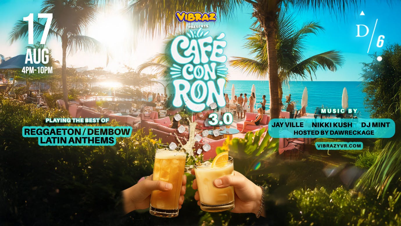 CAFÉ CON RON 3.0: SUMMER ROOFTOP SERIES