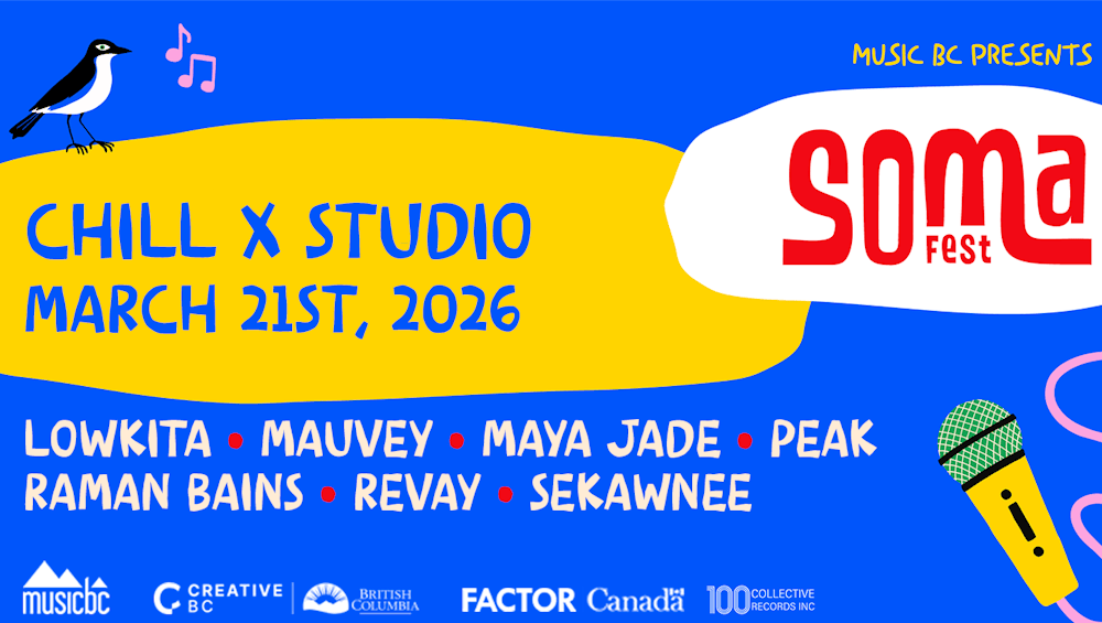 Music BC Presents: SoMa Fest @ Chill X Studio