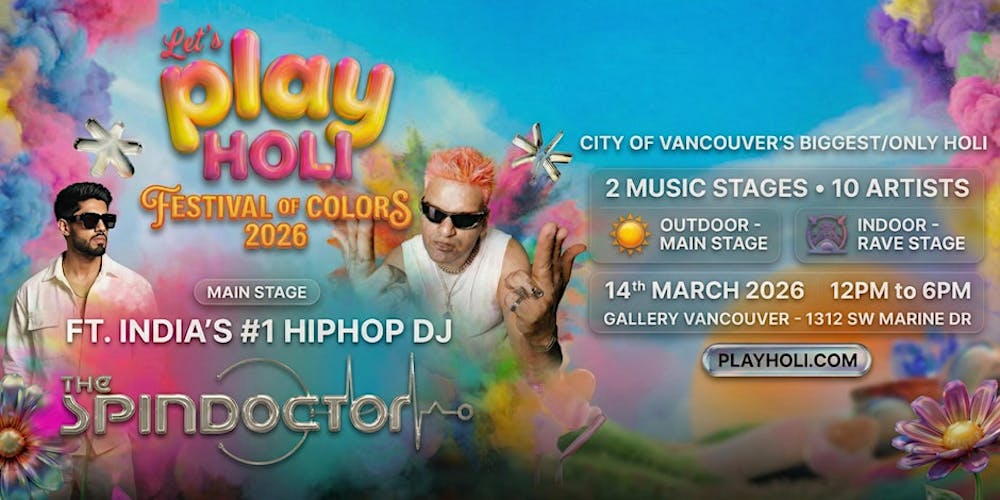 PLAY HOLI FESTIVAL 2026 ft. SPINDOCTOR | OUTDOOR + INDOOR w/ COLORS