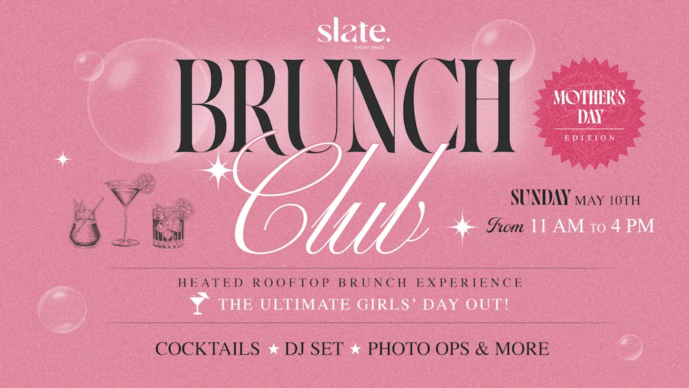 SLATE Rooftop Brunch Club: Mother's Day Edition!