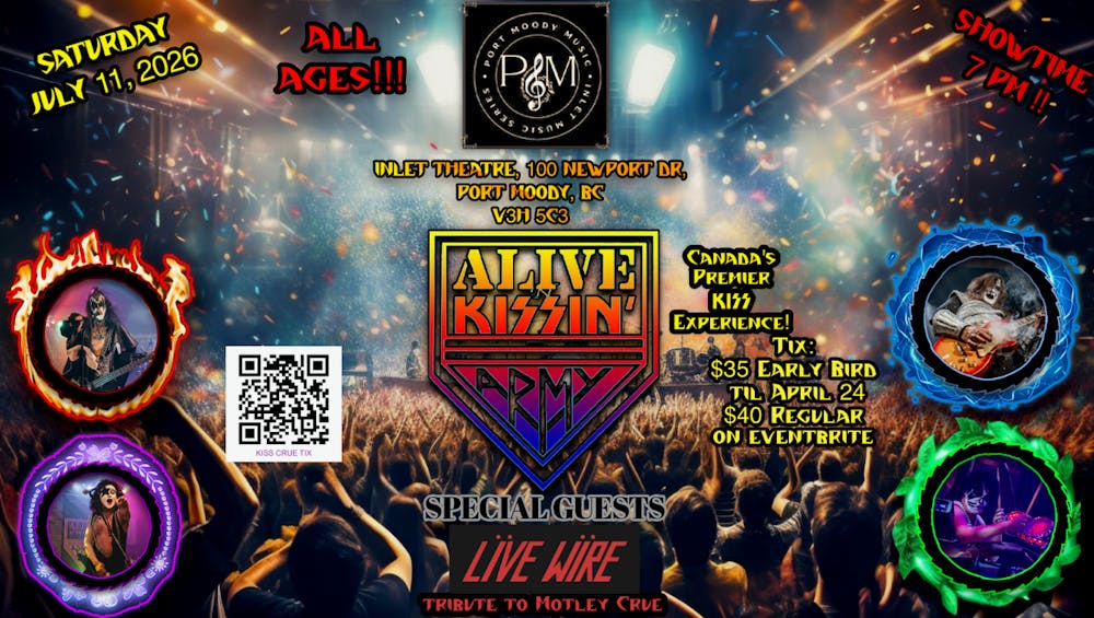 The KISS CRÜE - Alive N KiSSin' + Live Wire - Inlet Theatre