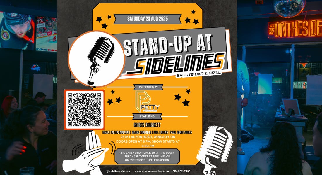 Standup Comedy at Sidelines Sports Bar & Grill!