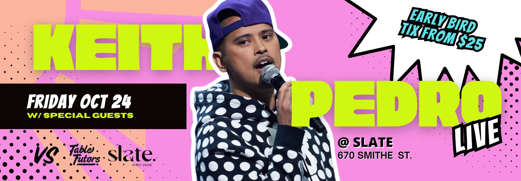 KEITH PEDRO LIVE: ONE NIGHT STAND(UP)