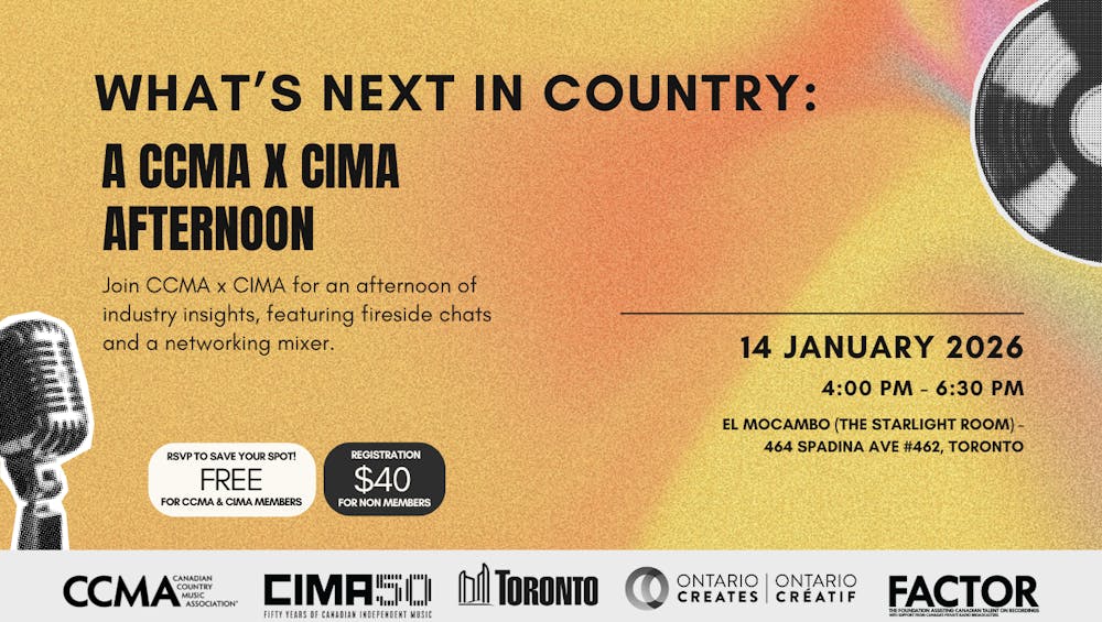 What’s Next in Country: A CCMA x CIMA Afternoon
