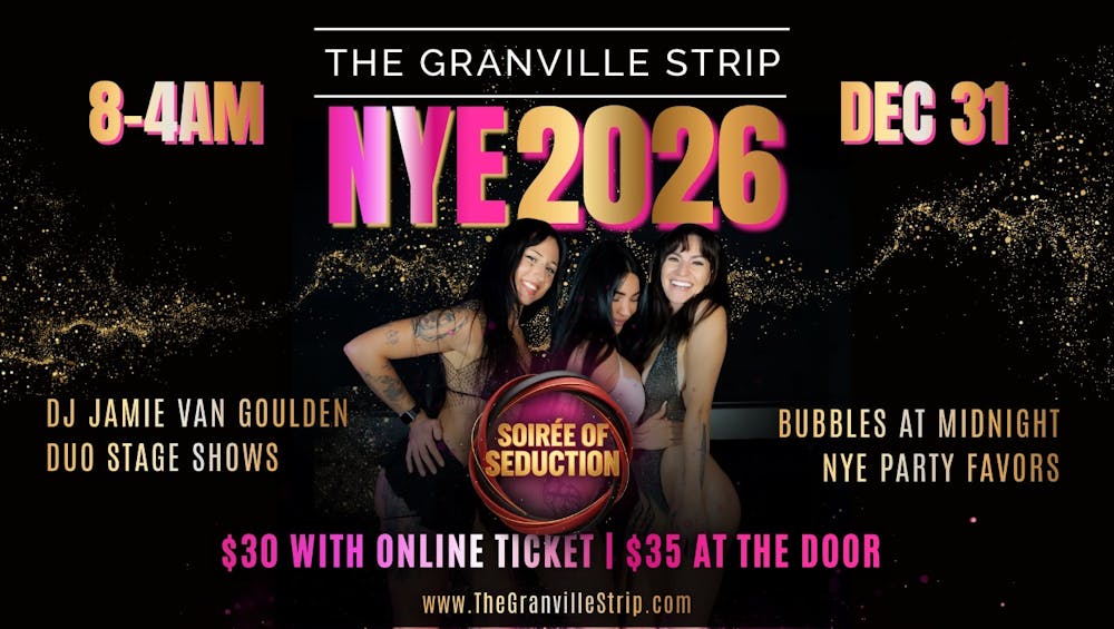 Soirée of Seduction, New Years Eve at The Granville Strip