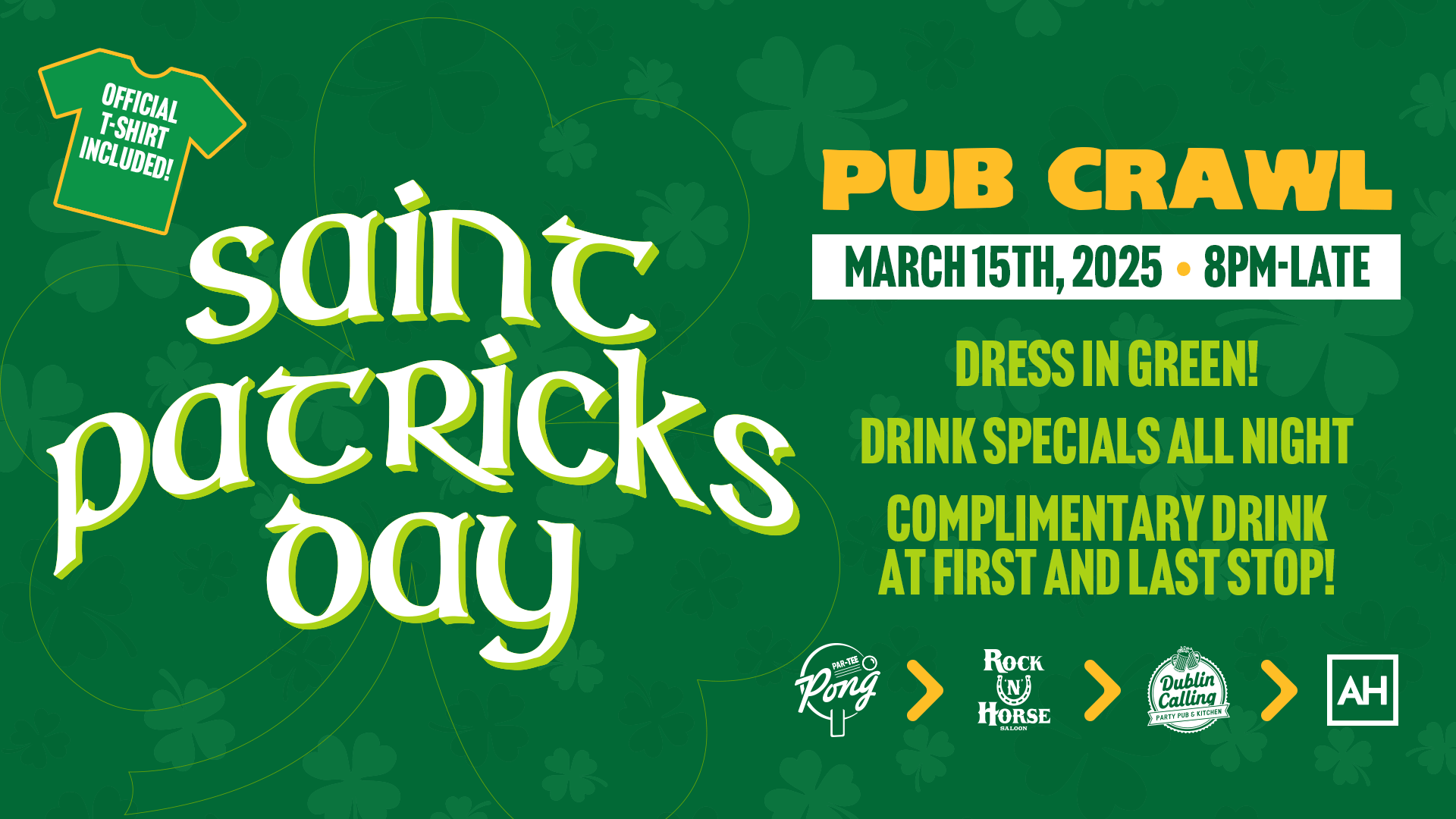 St. Patrick's Day Bar Crawl