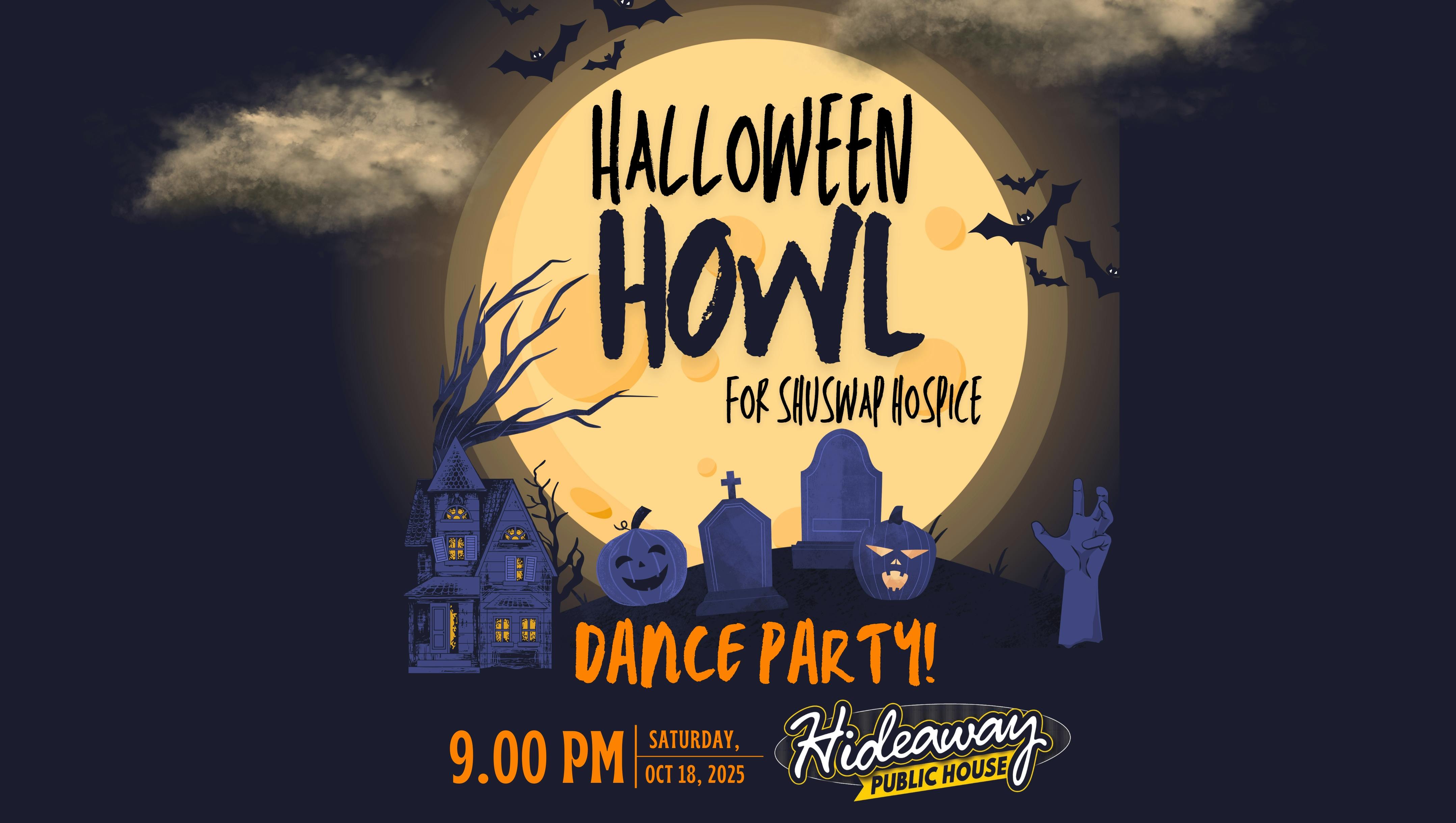 Halloween Howl for Shuswap Hospice - A Dance Party!