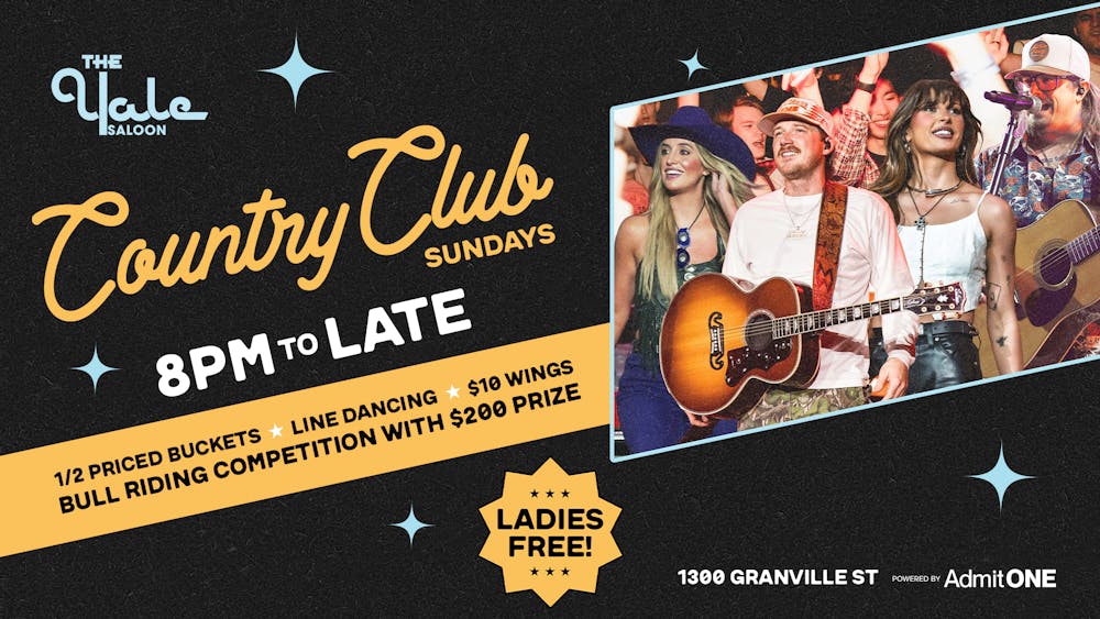 The Yale Saloon Presents: Country Club Sundays