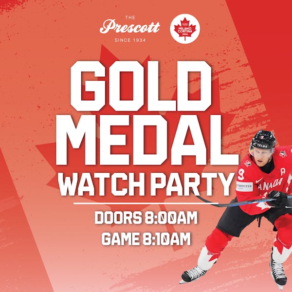 GOLD MEDAL WATCH PARTY 🥇🇨🇦🍺