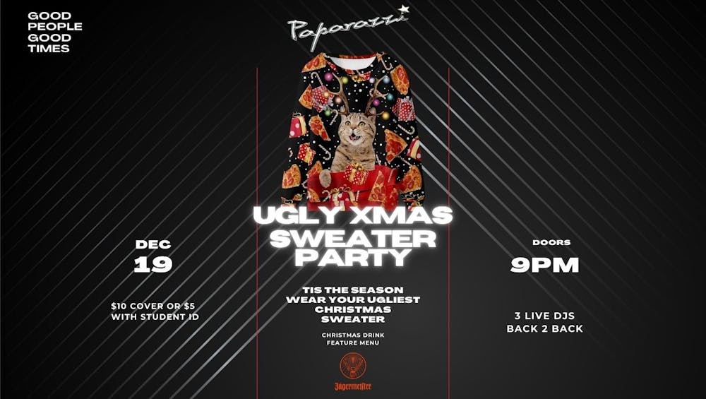 Friday: Ugly Christmas Sweater Party