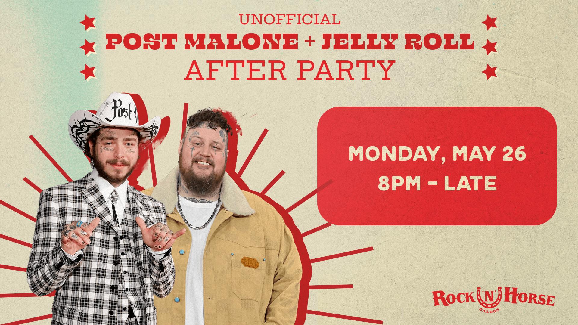 Unofficial Post Malone & Jelly Roll Afterparty