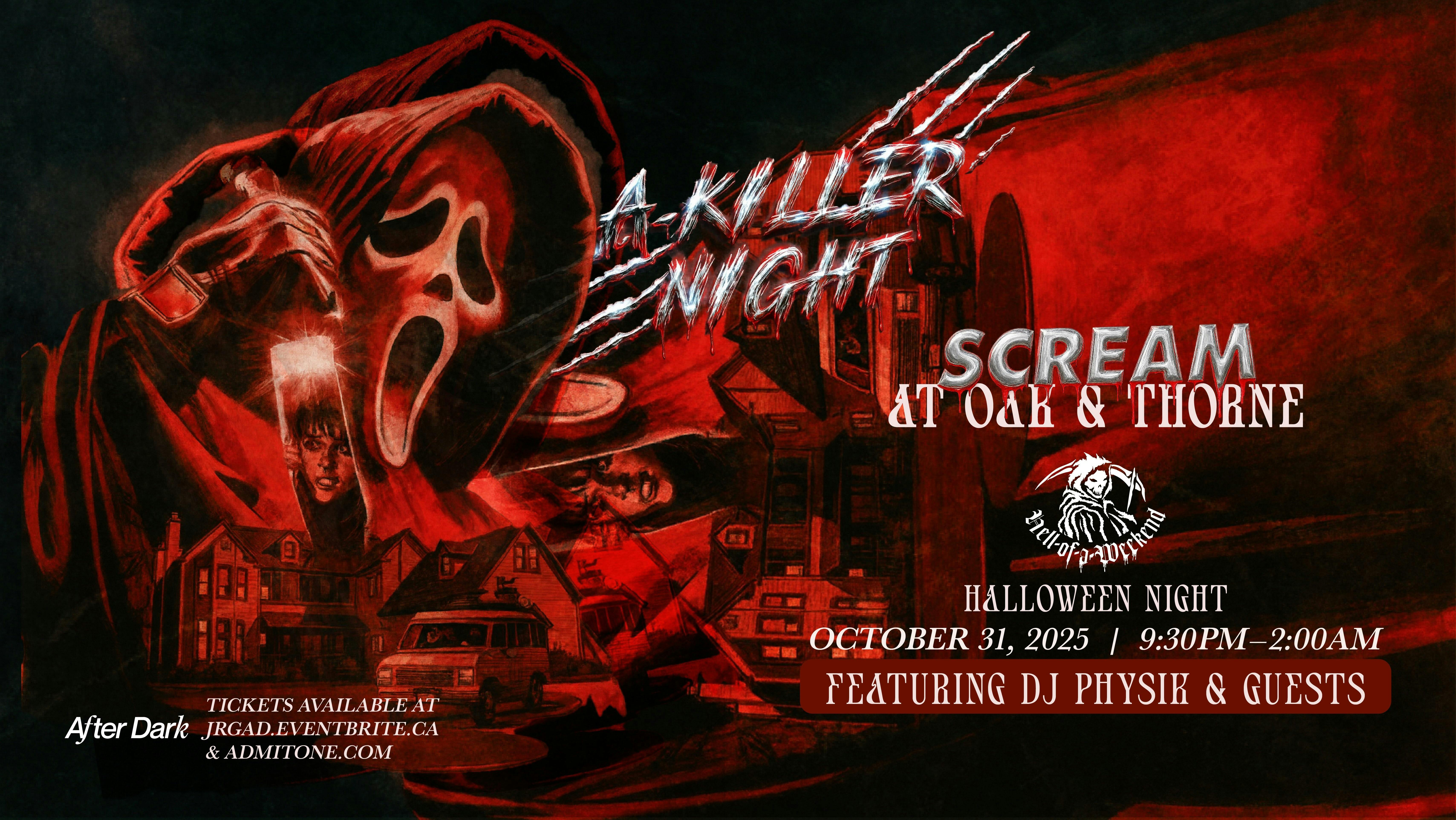 A KILLER NIGHT HALLOWEEN AT OAK AND THORNE