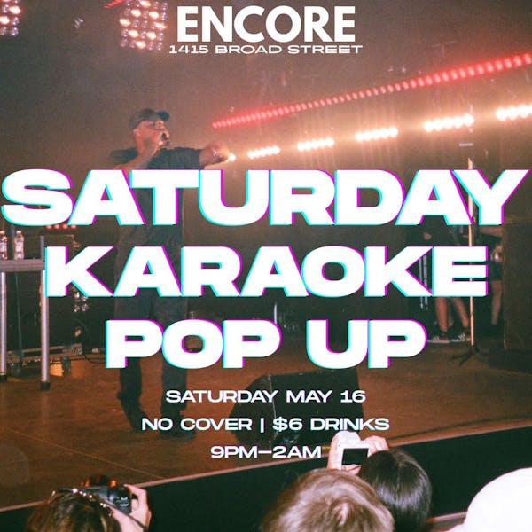 Saturday: Karaoke Pop Up