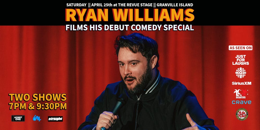 Ryan Williams Live Comedy Special Taping - TWO SHOWS