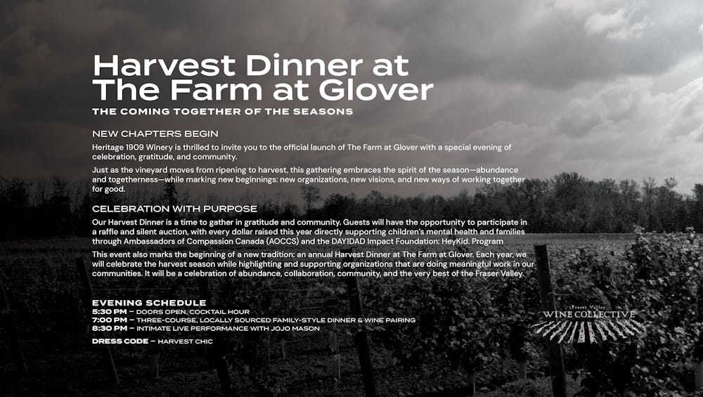 The Inaugural Harvest Dinner at The Farm at Glover