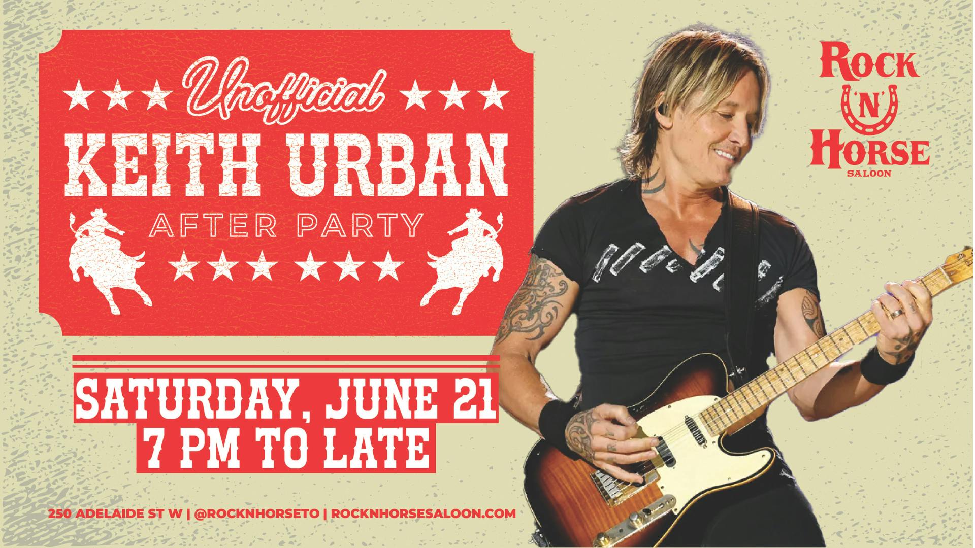 Saddle Up Saturdays X Unofficial Keith Urban Afterparty